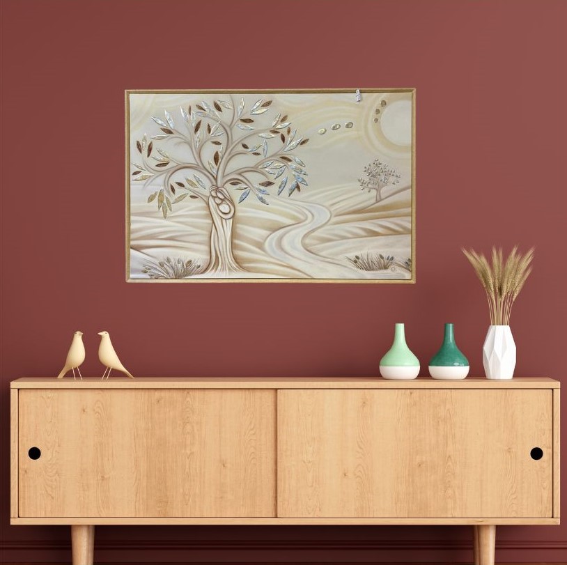 quadro-sacro-rettangolare albero della vita 90×60