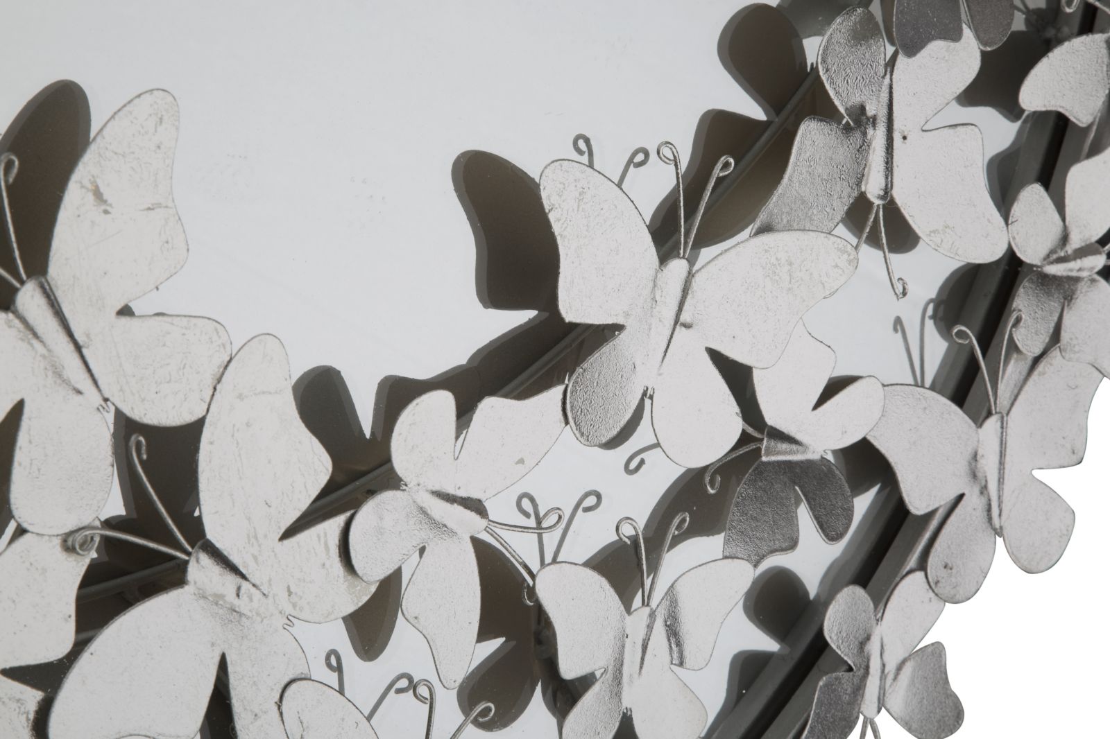 specchiera-farfalle-round-argentata - immagine 5