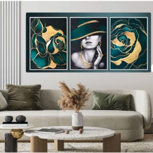 tris quadri verticali ELEGANZA  50x70 cad.