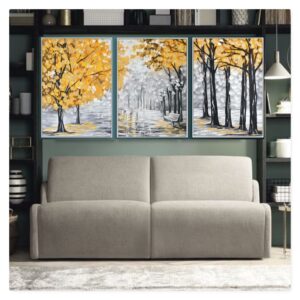 tris quadri verticali GOLDEN STREET  50x70 cad.