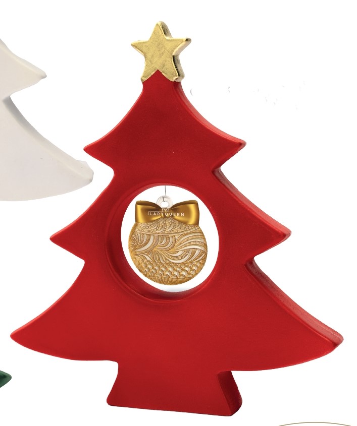 alberelli di natale in ceramica ( 3 colori) - immagine 3