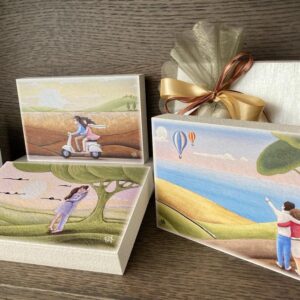 quadretto 10x15 made in italy  colori pastello
