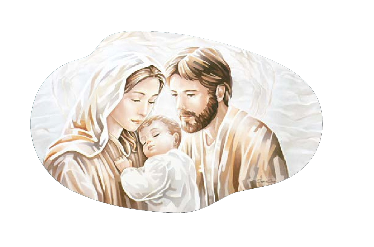 quadro-sacro- famiglia sagomato orizzontale - immagine 3