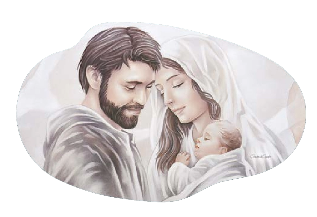 quadro-sacro- famiglia sagomato orizzontale - immagine 2