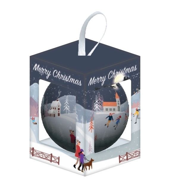 sfere di natale con immagini natalizie - immagine 2