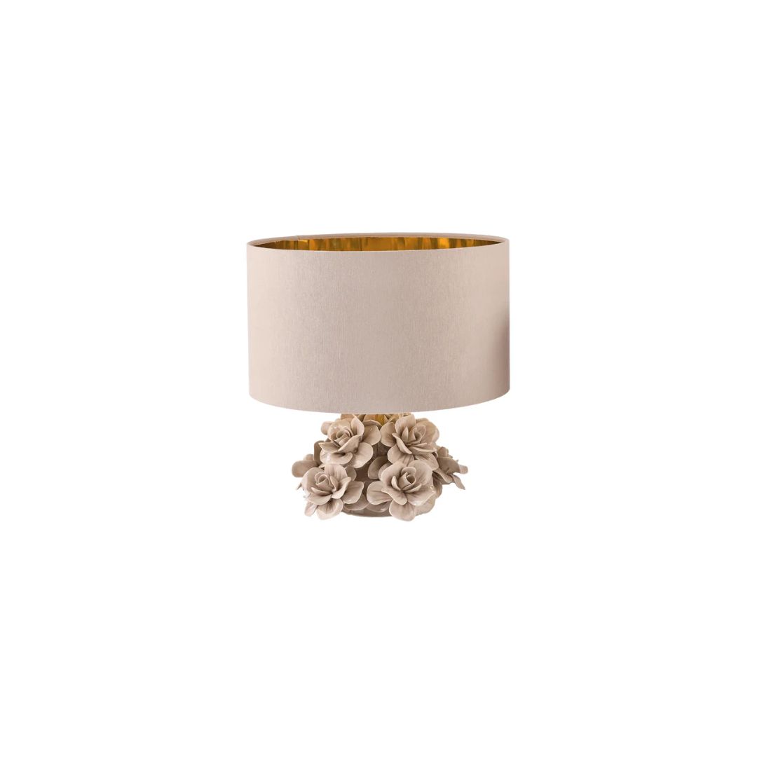 Lume Fiore Rosa in Ceramica Capodimomte( 2 misure) - immagine 7