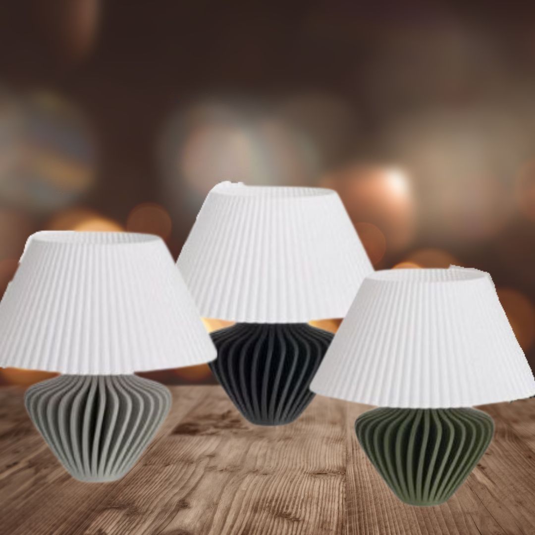 Lampada piccola in Ceramica Stoccolma H 15,5 cm