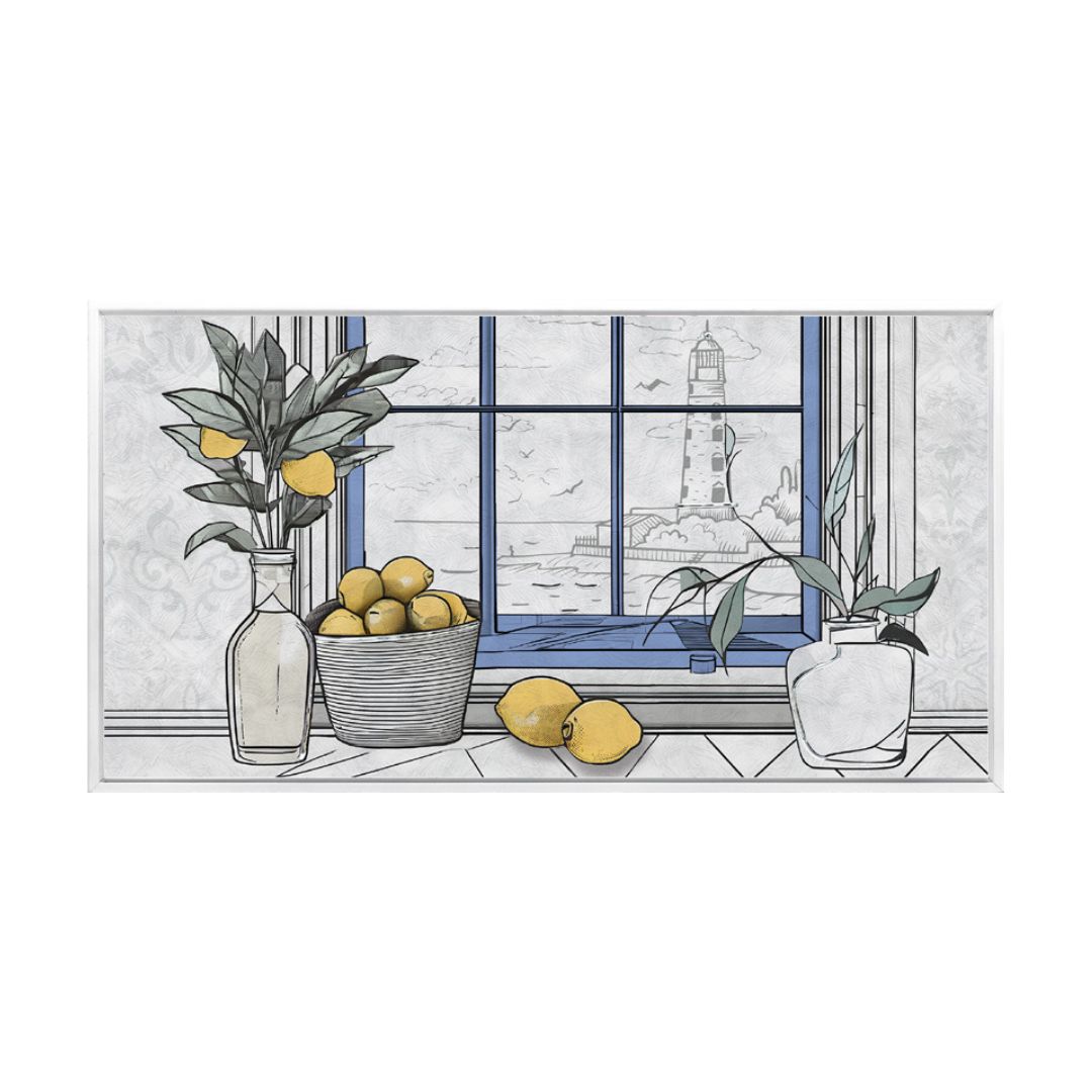 quadro d'autore paesaggio con limoni - immagine 2