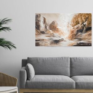 quadro orizzontale 120x70 " La vita"