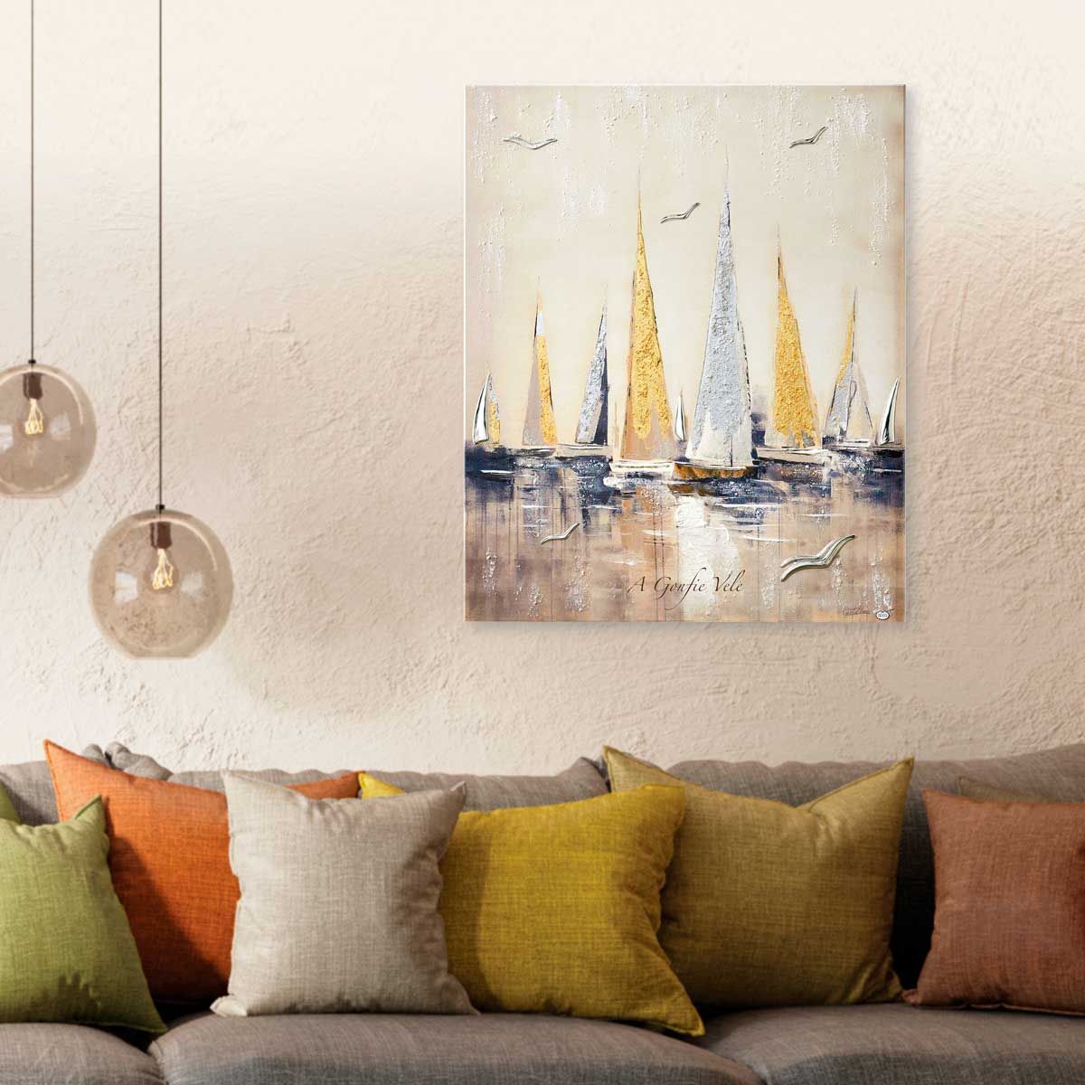 Pannello Bottega d'arte -A gonfie vele- Eventi speciali