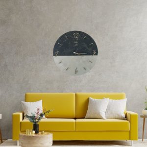 Orologio Tondo da Parete in Legno Ø 60 cm