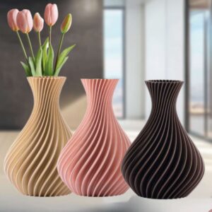 Vaso linea spirale h 26 cm