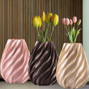 Vaso Twist monocolore grande H 26 cm