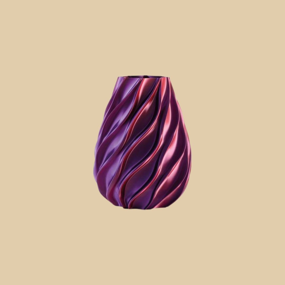 Vaso Twist bicolore piccolo H 21 cm - immagine 2