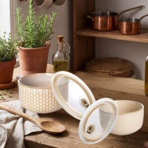 Contenitore frigo & microonde in stoneware Caracas ( 2 misure)