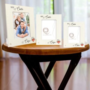 portafoto-in-legno- " Dove c'e' cuore"(3 misure)
