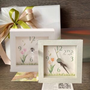 orologio d'appoggio tulipano linea "Viva la vita"