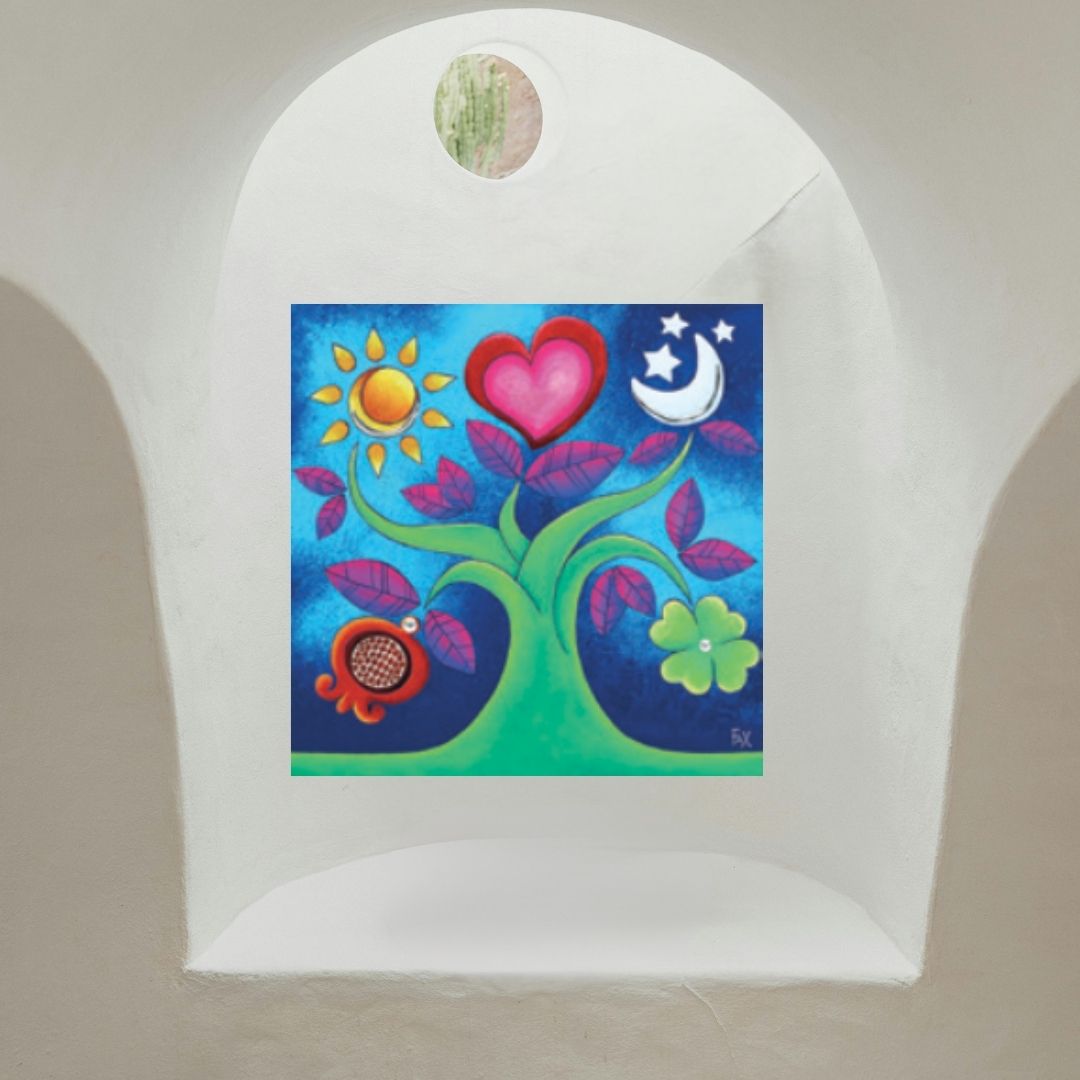 Quadretto senza cornice "L'albero della vita " (3 misure)